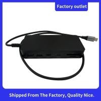 ราคา 11-in-1 Dock Station Docking USB C Hub USB 4K 30Hz - ใช้งานร่วมกับ VGA PD 100W RJ45 Ethernet สําหรับ Pro 7/8/9/X (26580220064)