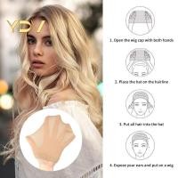 ราคา [YDV] 2 ชิ้นหมวกวิกผมตาข่ายคลุมผมสานตาข่ายคลุมผมถุงน่องหมวกวิกผมยืดตาข่ายถุงน่องหมวกสําหรับทําวิกผมฟรีขนาด [ใหม่] (48804239987)