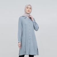 ราคา Sekido Tunic Kauki Bata และวัสดุเรยอนสีเทา (41855806200)