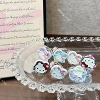 ราคา แฟชั่นใหม่รักตรวจสอบแหวนคิตตี้มิ (41122122213)