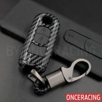 ราคา [รับประกันสินค้า] พวงกุญแจ กรอบ เคฟล่าเงา เคสกุญแจรถ ปลอกกุญแจ รถยนต์ MAZDA 2ปุ่มSkyactiv, MAZDA MAZDA2, มาสด้า3 2ปุ่มกด (5852875375)