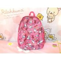 ราคา กระเป๋าเป้หนัง ลายคิตตี้ สีชมพู (174272980)