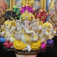 ราคา พระพิฆเนศปางดีนะโมจัน ประธานพรเนื้อเรซินหน้าตัก 5 นิ้วสูง 8 นิ้ว (17846546975)