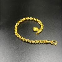 ราคา สร้อยข้อมือทอง สร้อยข้อมือน่ารัก นน.2สลึง ลายห่วงเดี่ยว เหมือนแท้ที่สุดในท้องตลาด บริการเก็บเงินปลายทาง (3584172460)