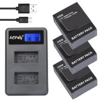 ราคา Hot 3Pcs 1600MAh 3.7V AHDBT-301 AHDBT 301แบตเตอรี่กล้อง AHDBT-201 LCD Dual USB Charger สำหรับ GoPro Go Pro Hero3 3อุปกรณ (20346528505)