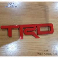 ราคา Sticker TRDโลโก้ TRD แผ่นป้ายติดกระจังหน้า สีแดง Toyota ทุกรุ่น VIGO REV (23158476752)