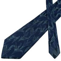 ราคา เนคไท Paul Smith Silk Navy Floral Stripe Japan เนคไทแบรนด์เนม ของแท้ (40861725382)