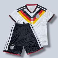 ราคา ชุดเจอร์ซีย์เด็ก/เด็กฟุตบอลโลกของเยอรมนี บ้าน 2026 เสื้อฟุตบอลเด็กล่าสุดชุดชื่อฟรี (48055040950)