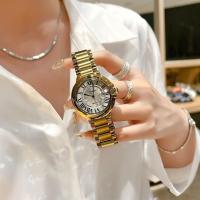 ราคา DETUA Seiko นาฬิกาสีฟ้าบอลลูนสีขาวนาฬิกาสุภาพสตรีธุรกิจ Commuter นาฬิกาผู้หญิงคลาสสิกควอตซ์นาฬิกาสายเหล็ก (24896148138)