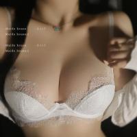 ราคา First Launch Half Cup ชุดชั้นในเซ็กซี่บางสไตล์ Push-Up One-Quarter ถ้วยชุดชั้นในกางเกงผู้หญิงฤดูร้อนลูกไม้สีขาว Bra ผู้หญิงสนับสนุนด้านบน Anti-Sagging 1066-1265 ซม.ขนาด (23276615459)