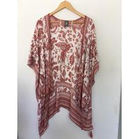 ราคา *พู่หลุด ตะเข็บหลุด 1 ข้าง* VINCE CAMUTO ไซส์ S อกหน้าผ้า 60 นิ้ว ยาว 25-34 เสื้อคลุม กิโมโน ผ้าเรยอนย่น (24964049478)