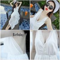 ราคา 2สีส่งฟรีชุดเดรสชีฟองรับลมร้อนจ้า (16384815)