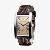 ราคา Emporio Armani นาฬิกาข้อมือผู้ชาย Classic Salmon Dial Brown รุ่น AR0154 (4935958741)