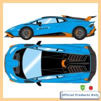 ราคา Make up EIDOLON 1/43 Lamborghini Huracan STO 2021 Blue Rauh Feei Orange Finished Model EM737A (58153381969)