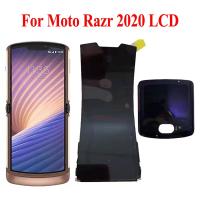 ราคา Original สําหรับ Motorola Moto Razr 5G 2020 XT2071-4 จอแสดงผล LCD Touch Screen Digitizer Assembly เปลี่ยนแก้วสําหรับ Moto Razr 5G (54351097101)