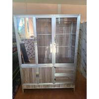 ราคา ตู้เสื้อผ้าแบบราวแขวนอลูมิเนียม สวยงาม มีหลายลายให้เลือก (20195336801)