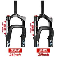 ราคา Nanlio 20/26 นิ้ว Fat Bike Suspension Fork - กว้าง 135x9 มม. - เหมาะกับยาง 4.0-4.8" เหมาะสําหรับ Snow Terrain, ส้อมลมน้ํามัน (47404135449)