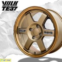 ราคา ล้อแม็กซ์ลาย TE37 ขนาด 15 นิ้ว (สีทอง) ล้อแต่งสำหรับเก๋งอีโก้คาร์ (ชุด 4 วง) (29214016360)