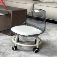 ราคา เก้าอี้ล้อสากล,เก้าอี้หมุน,ล้อเข็มขัดสำหรับผู้ใหญ่,เก้าอี้หมุนขนาดเล็กอะคริลิคใสใหม่ (49654986503)