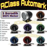 ราคา 7 สี Defi Advance Meter 3 Beradik BF Meter Watertemp แรงดันไฟฟ้าน้ํามันกดน้ํามันอุณหภูมิ RPM Vacuum Boost (43977944106)