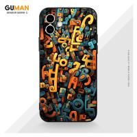 ราคา GUMAN เคสไอโฟน เคสซิลิโคนนุ่มกันกระแทกน่ารักตลก เคสโทรศัพท์ สีดำ Compatible for iPhone 16 15 14 13 12 11 Pro Max SE 2020 X XR XS 8 7 6 6S Plus xsmax 6splus 7plus 8plus พลัส XYM2214 (22445637644)