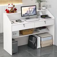 ราคา เคาน์เตอร์ คาน์เตอร์คิดเงิน โต๊ะเค้าเตอร์ประชาสัมพันธ์ ร้านขายเสื้อผ้า ร้านตัดผม ขนาด100x38x92cm (44554733269)