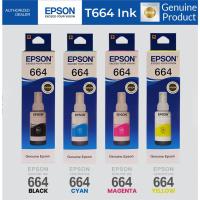 ราคา หมึกเติมของแท้ Epson รุ่น 664 พร้อมกล่อง T664 L100 L120 L200 L210 L220 L360 L365 L565 L1300 (28108159428)