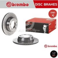 ราคา BREMBO จานเบรคหลัง เจาะรู PORSCHE BOXSTER/ CAYMAN 987 04-13, 981 '12, 718 BOXSTER/CAYMAN (2.0 2.5S)'16 / D09 8998 11 (27523228988)