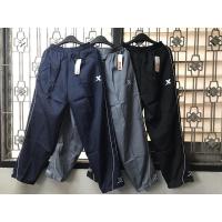 ราคา 9#กางเกงผ้าร่ม มีกระเป๋า 2 ข้างพร้อมซิป แต่งแถบด้านข้างมีซับในเป็นตาข่ายขาว (8807240017)