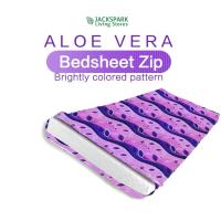 ราคา ผ้าปูที่นอน Cadar สําหรับซิปเดี่ยว/SS/Queen พร้อมซิป 2 4 6 Super Single 8Queen Zip 8 คู่ 4 ผ้าปูที่นอน 100% Microfibre กระเป๋าสะพายไหล่เดี่ยว (50100298959)