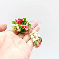 ราคา พวงมาลัย พวงมาลัยจิ๋ว พวงมาลัยประดิษฐ์จากดิน พวงมาลัยดินปั้น (27928071002)