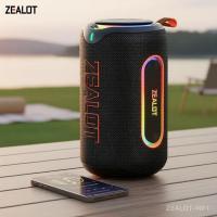 ราคา ZEALOT MP1 ลําโพงบลูทูธกลางแจ้ง 60W | เบสทรงพลัง | แบตเตอรี่ 8000mAh | กันน้ําได้ | ลําโพงพกพาไร้สาย (47054639995)