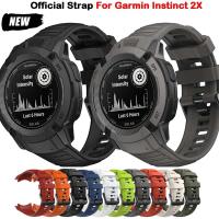 ราคา ใหม่อย่างเป็นทางการนาฬิกาสําหรับ Garmin Instinct 2X Solar Strap สายรัดข้อมือซิลิโคน 26 มม.Correa Garmin Instinct 2X ณ์เสริม (29981168195)