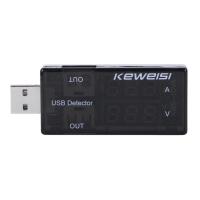 ราคา KEWEISI Dual USB Current Voltage Charger Detector Tester Voltmeter Ammeter (44114561042)