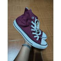 ราคา Converse All Star สีแดงเลือกหมู ไซร้ 37.5/24 มือสองของแท้ (41226072590)