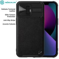 ราคา Nillkin Shield Leather Case iPhone 13 Pro 6.1 - Cover Lens Protector Slide Armor Casing (28655627850)