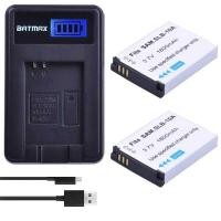 ราคา Batmax แบตเตอรี่ SLB-10A แบตเตอรี่ SLB 10A + เครื่องชาร์จ USB LCD สำหรับ Samsung P800 P1000 PL50 PL5 (48201256536)