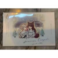 ราคา [พร้อมส่ง] โปสการ์ดพิเศษจากหนังสือนิยายยูริ Yuri La Venus Project No.6 แผนรักฉบับมาดามตัวร้าย แต่งโดย Greycashmere (24186187627)