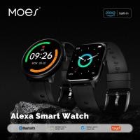 ราคา Moes นาฬิกาข้อมือสมาร์ทวอทช์ Alexa วัดอัตราการเต้นของหัวใจ และออกซิเจนในเลือด หน้าจอสัมผัส IP68 กันน้ํา สองรูปแบบ (21594720714)