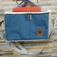ราคา กระเป๋าสะพายใส่กล่องข้าวเก็บร้อน-เย็น Guy Laroche แท้ มือสองสภาพสวย (2841179080)