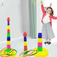 ราคา เกมส์โยนห่วงเด็ก ของเล่นโยนห่วงหลากสี ของเล่นเสริมพัฒนาการเด็ก (20974562942)