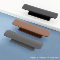 ราคา ประตูตู้ลิ้นชักจับตู้เสื้อผ้าประตูกระจกจับเจาะฟรีประตูบานเลื่อนเล็บฟรีวางที่แข็งแกร่งตู้จับ 3BZP (45904021500)