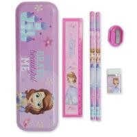 ราคา ชุดเครื่องเขียนนำเข้าของแท้ กล่องดินสอ เจ้าหญิงโซเฟียและโฟรเซ่น กบเหลาดินสอ ยางลบ ที่หัดจับดินสอ งานสวยน่ารักมากคะ (1522100697)