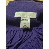 ราคา ผ้าพันคอ Uniqlo Cashmere (มือ1) สีม่วงเนื้อทราย สวย (24145357729)