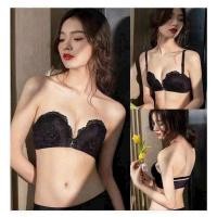 ราคา บราดันทรงไร้สาย Claspy Bra ช่วยเสริมร่องอก ป้องกันการหลุดลื่น บราไร้สายแบบตะขอหน้าแม่เหล็กสุดหรู ขอบลูกไม้สุดเซ็กซี่ (40026336149)