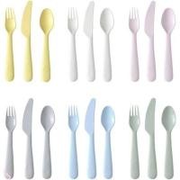 ราคา ช้อน ส้อม มีด เด็ก สีพาสเทล (20962903845)