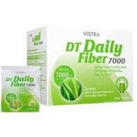 ราคา Vistra DT Daily Fiber 7000 (10ซอง/กล่อง) ใยอาหารผสมคลอโรฟิลล์ ดีท็อกลำไส้ล้างสารพิษ (4985359127)