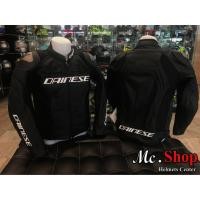 ราคา เสื้อการ์ดหนัง DAINESE RACING 3 PERF.LEATHER JACKET - BLACK/BLACK/BLACK (2390537816)