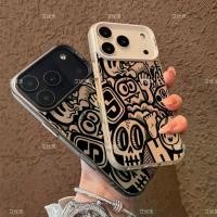 ราคา เคสโทรศัพท์เส้นกราฟฟิตี้ iPhone17promax/16/15/14/13/12/11 เคสป้องกันกันกระแทก (47803398294)