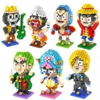ราคา ตัวต่อจิ๋วแบบเหมือนเลโก้นาโน Brick and block lego nano เป็นโมเดลเหมือนการ์ตูนดังวันพีช LOZ one piece (5546047569)